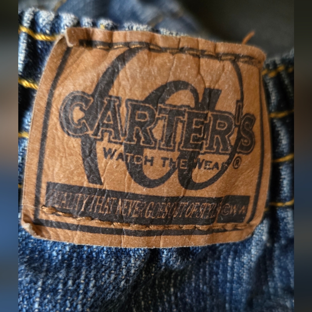 Carters & Faded Glory toddlers Denim Jean set sz4T&4R like new - Picture 6 of 13